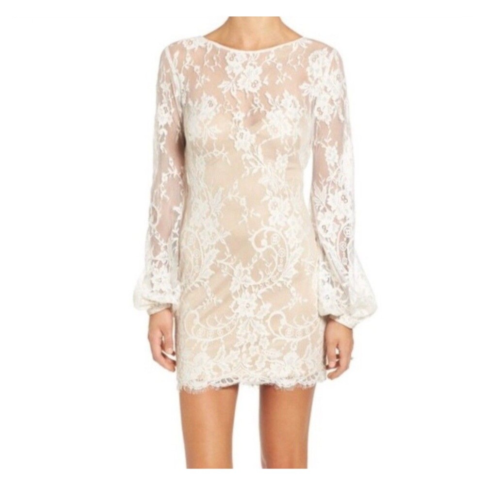 Katie May‎ Britney Lace Dress - Wedding Dress, Rehearsal Dinner Dress - Size 4